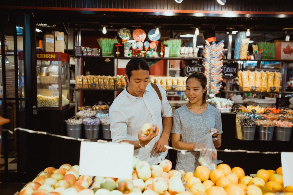 Shopping at Lonsdale Quay Market