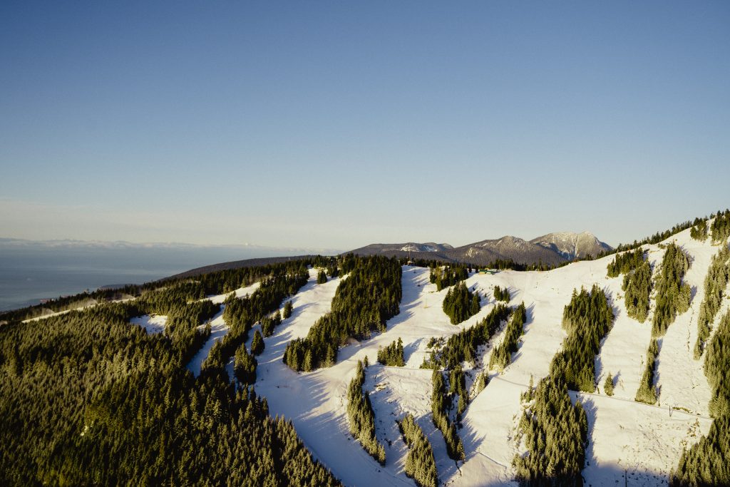 snowy mountains