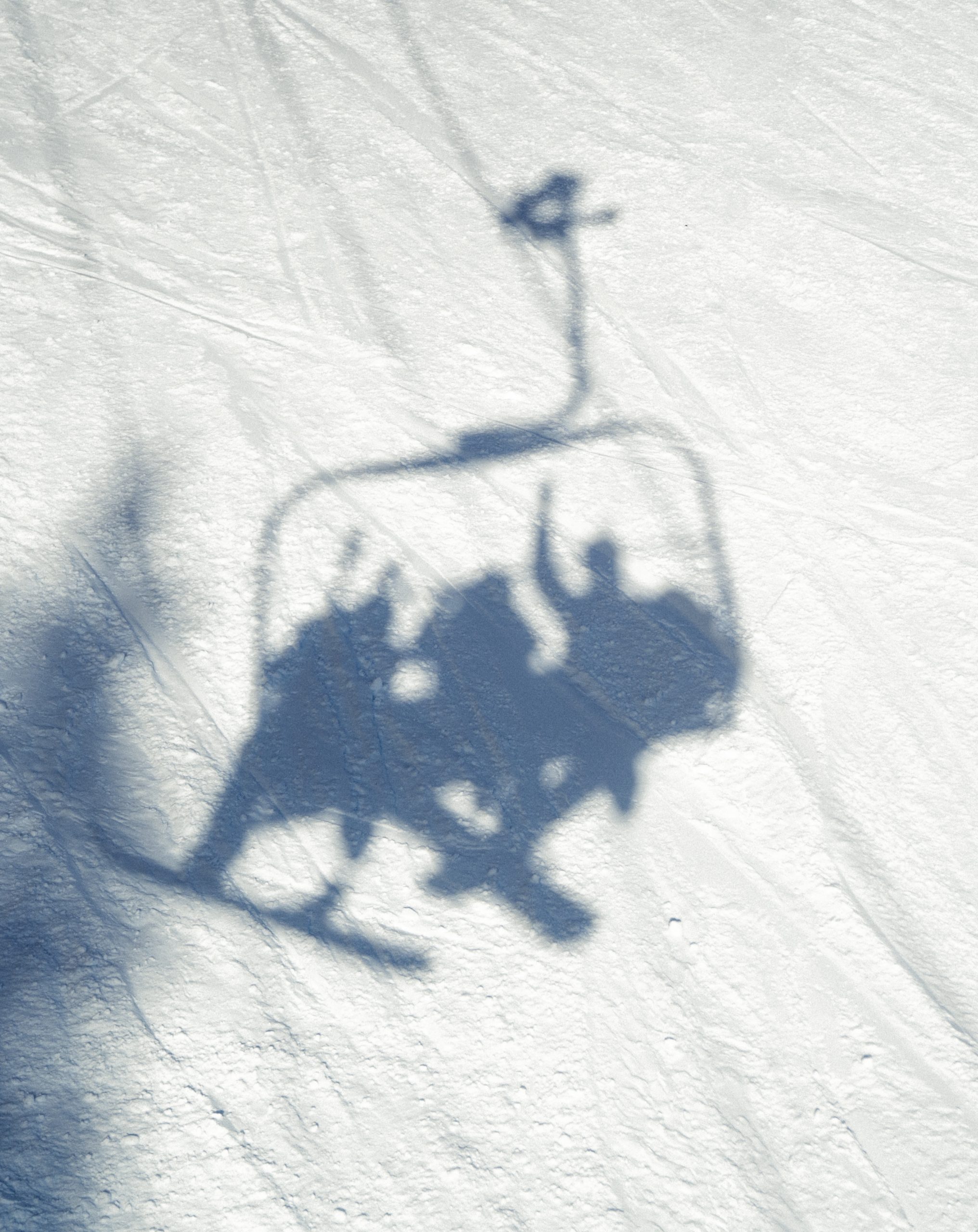 Ski lift shadow