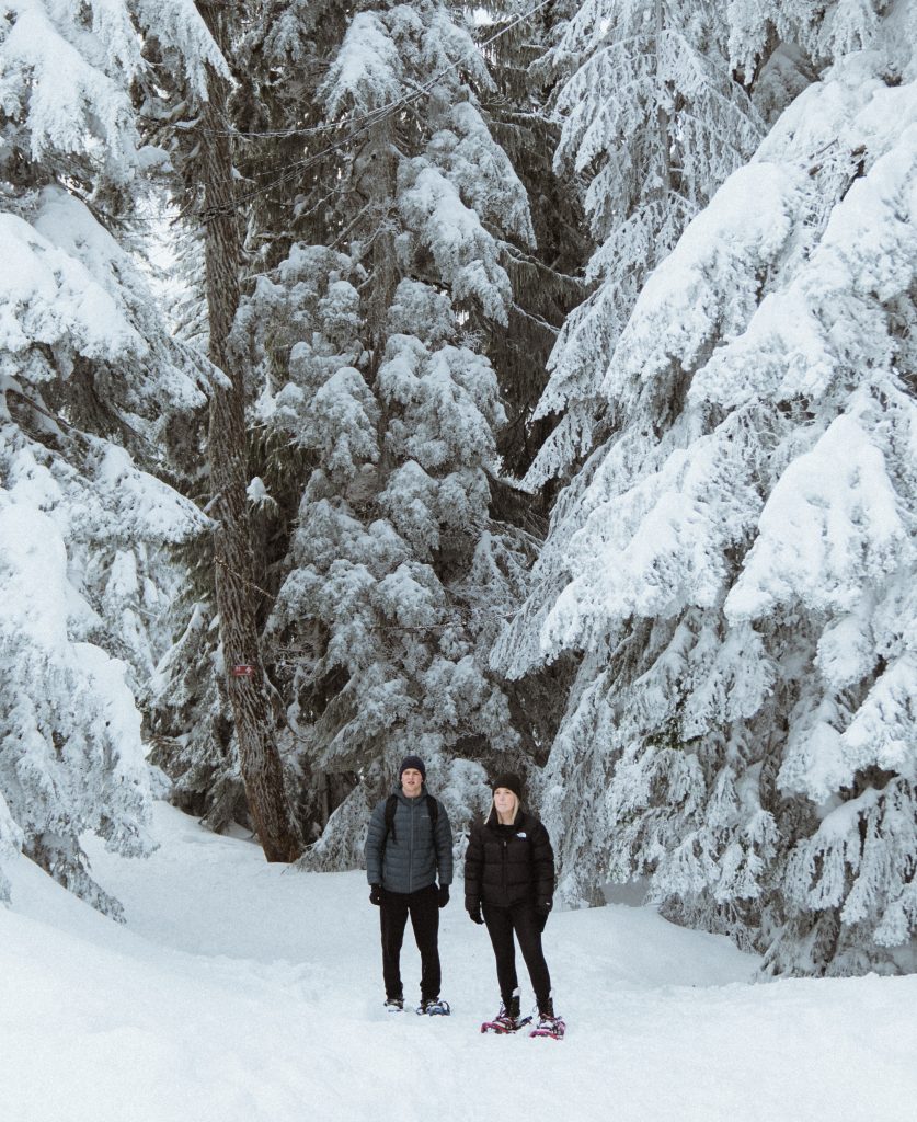 snowshoeing grouse mountain